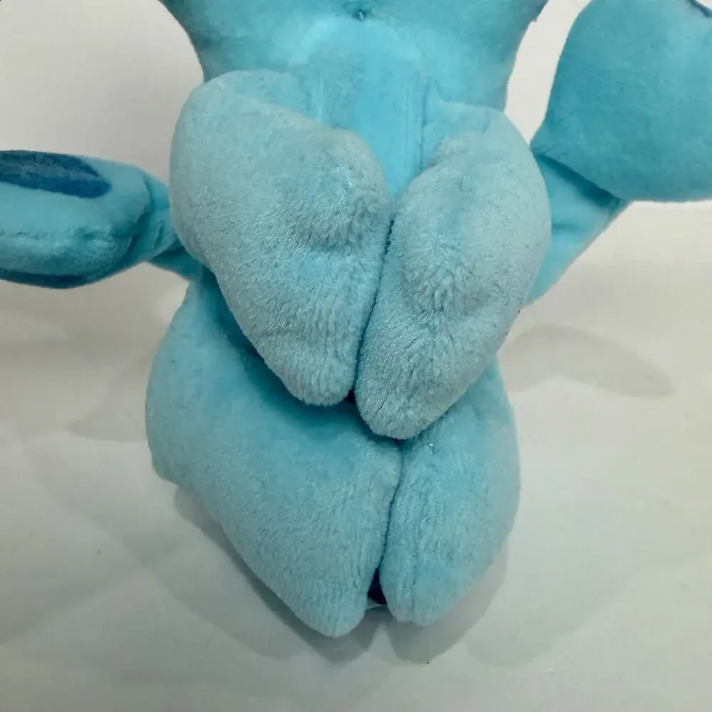 1998 90s Eden Blue's Clues Magnetic Plush 6” Nick Jr Viacom Nickelodeon Vintage